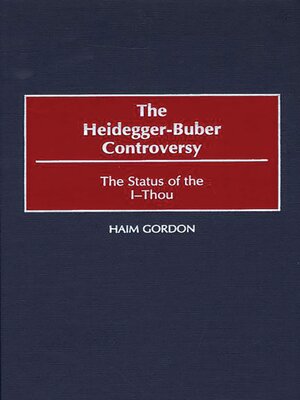 cover image of The Heidegger-Buber Controversy